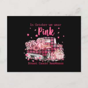 Carte Postale Sensibilisation Au Cancer Du Sein En Octobre Nous 