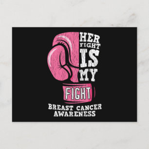Carte Postale Sensibilisation au cancer du sein Soutien aux amis