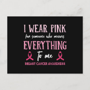 Carte Postale Sensibilisation au cancer du sein Soutien aux amis