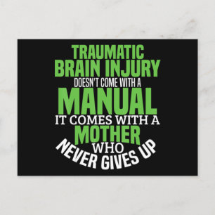 Carte Postale Sensibilisation aux traumatismes cérébraux traumat