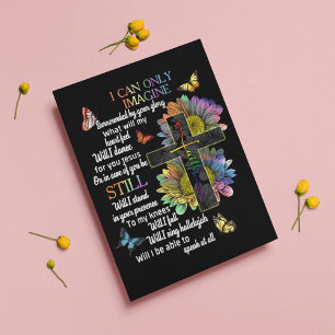 Carte Postale Sensibilisation sur l'autisme Je Ne Peux Imaginer 