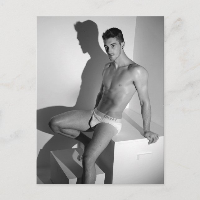 Carte Postale Sensualité Masculine #1 (Devant)