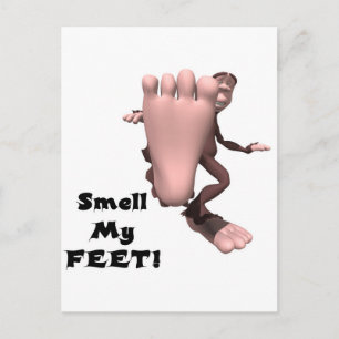 Carte Postale Sentez Mes Pieds Gros Pied Monstre