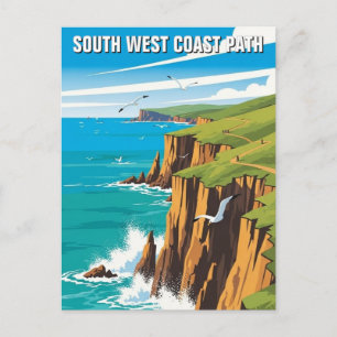 Carte Postale Sentier côtier du Sud-Ouest de l'Angleterre