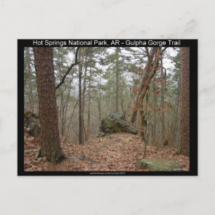 Carte Postale Sentier Gulpha Gorge du parc national de Hot Sprin