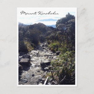 Carte Postale sentier kinabalu