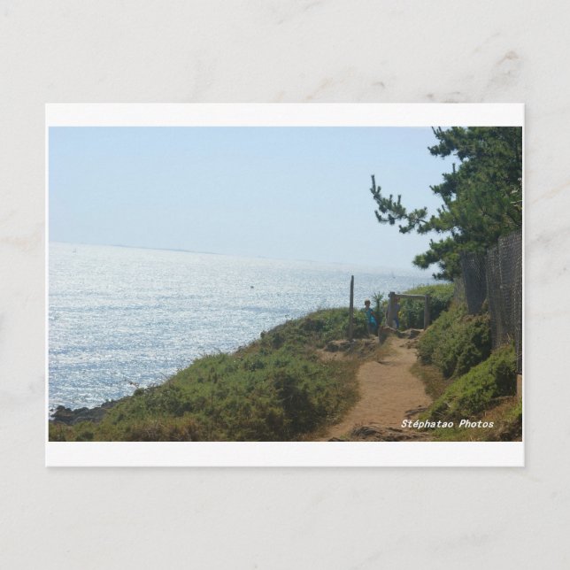 Carte Postale Sentier Nevez BRETAGNE (Devant)