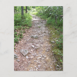 Carte Postale sentier rocheux des Appalaches