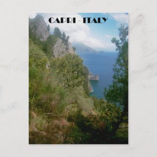 Carte postale Sentiero dei Cacciatori, île de Capr