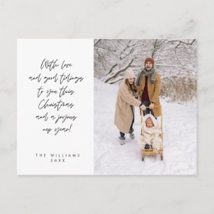 Carte Postale Sentimental, Joyeux Noël, Photo de famille