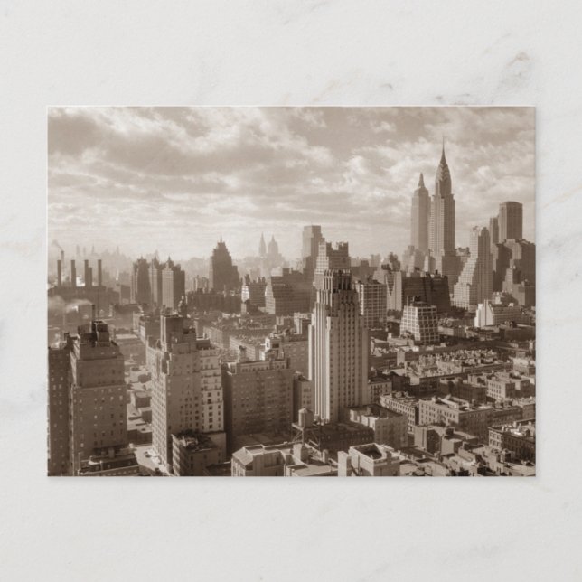 Carte Postale Sepia New York (Devant)