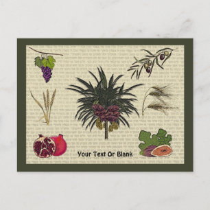 Carte Postale Sept espèces