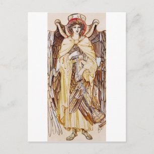 Carte Postale Seraphim Angel entourent le trône divin