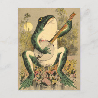 Carte postale Serenade Frog