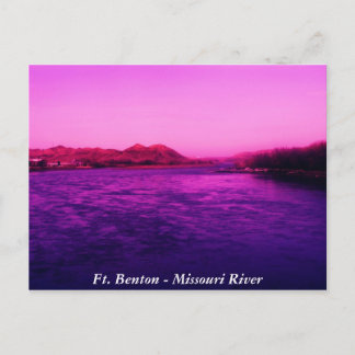 Carte Postale Sérénité, Ft. Benton - Missouri River