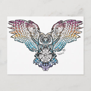 Carte Postale Serenity Owl