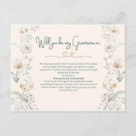 Carte Postale Serez-vous mes Groomsmans - Proposition