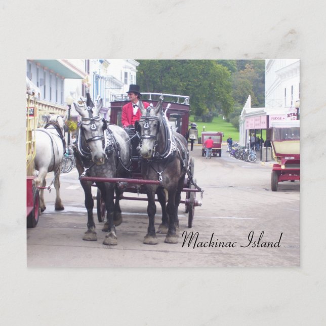 Carte Postale Série de Mackinac Island (Devant)