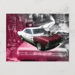 Carte Postale Série de voitures classiques 67 GTO