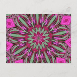 Carte Postale Série Kaleidoscope rose