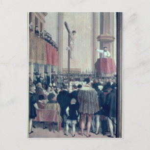 Carte Postale Sermon de l'héritage papal, Cornelius Musso