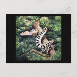 Carte Postale Serpent de piano