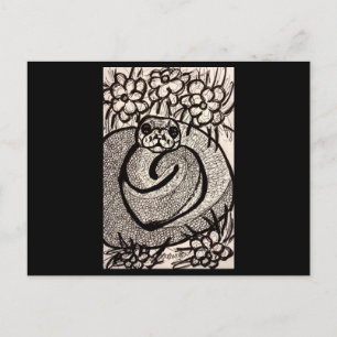Carte Postale Serpent doux