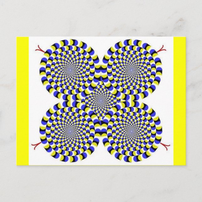 Carte Postale Serpents rotatifs (Devant)