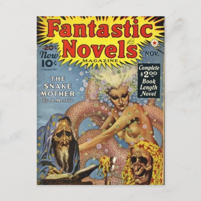 Carte Postale Serpents sous-marins (Devant)