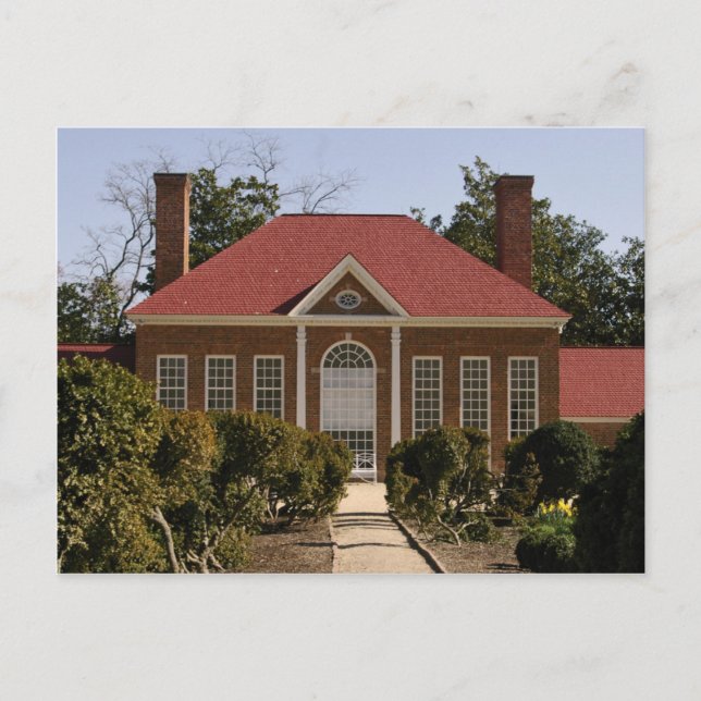 Carte Postale Serre à Mount Vernon, Virginie (Devant)