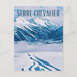 Carte Postale Serre Chevalier Station de ski