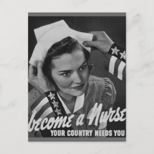 Carte Postale Servez votre pays Devenez infirmière