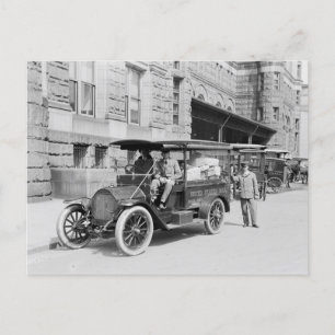 Carte Postale Service des postes : Poste de colis