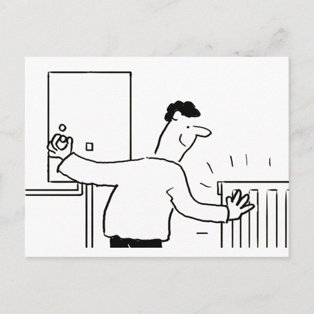 Carte Postale Services de plomberie et de chauffage (Devant)