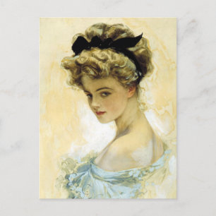 Carte Postale Ses yeux étaient faits pour le culte