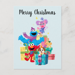 Carte Postale Sesame Street Pals and Presents