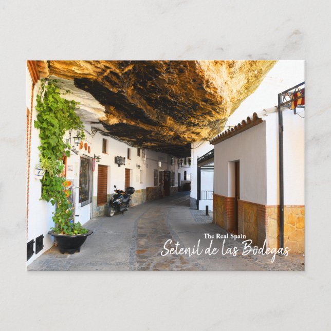 Carte Postale Setenil de las Bodegas - La véritable Espagne (Devant)