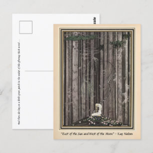 Carte Postale Seul au milieu des bois Kay Nielsen