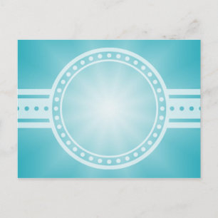 Carte Postale SEULEMENT dégradés de COULEUR - océan bleu étoile