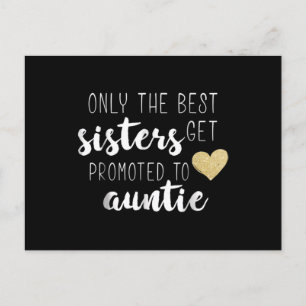 Carte Postale Seules Les Meilleures Soeurs Sont Promues À La Tan
