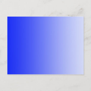 Carte Postale SEULS dégradés de COULEUR - bleu royal