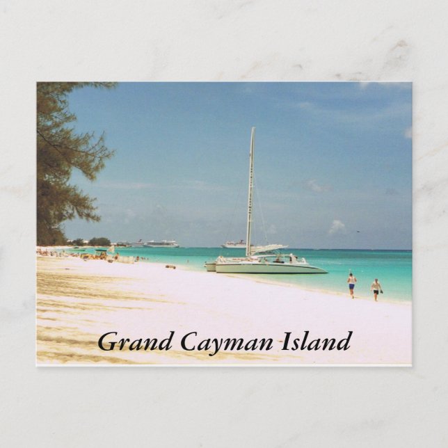 Carte Postale Seven Mile Beach, Grand Cayman Island (Devant)