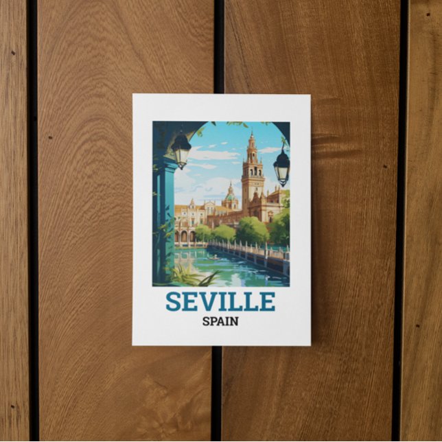 Carte Postale Sevilla Beauté intemporelle Andalousie Espagne Voy (stunning sevilla spain andalusia postcard)