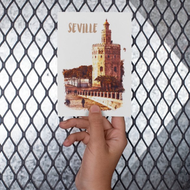 Carte Postale Séville Espagne Andalousie Voyage (sevilla spain andalucia travel postcard)