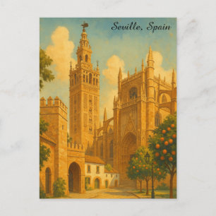 Carte Postale Séville Espagne Andalousie Voyage Vintage