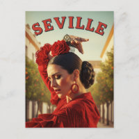 Séville Espagne Danseur de flamenco en rouge