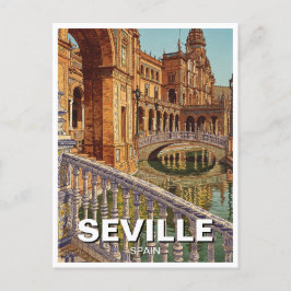 Carte Postale Séville Espagne Plaza de Espana