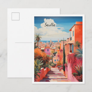 Carte Postale Séville Espagne Voyage Esthétique