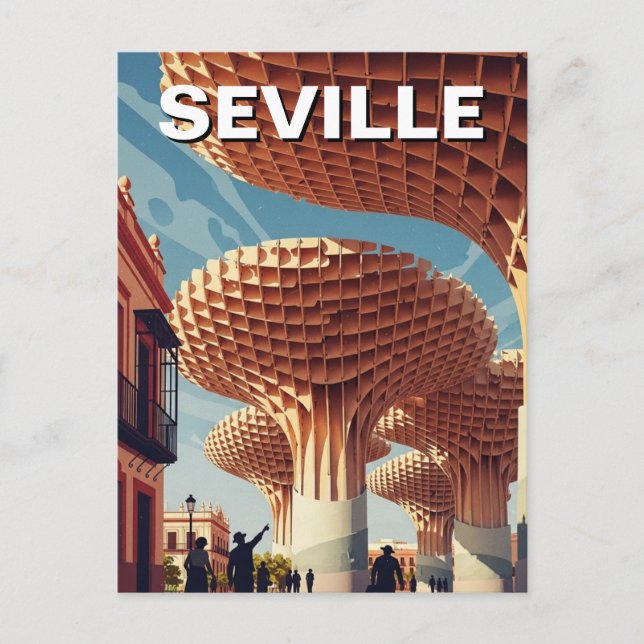 Carte Postale Seville Metropol Parasol Postcard (Devant)