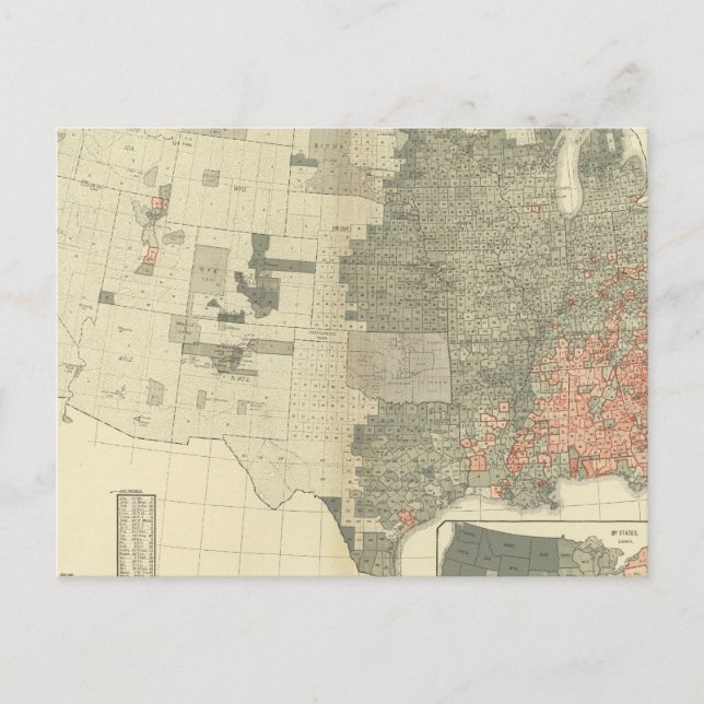 Carte Postale Sexes par comtés (Devant)